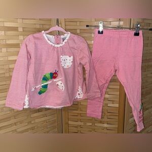 The World of Eric Carle Pink 3T Outfit with The Very Hungry Caterpillar Design